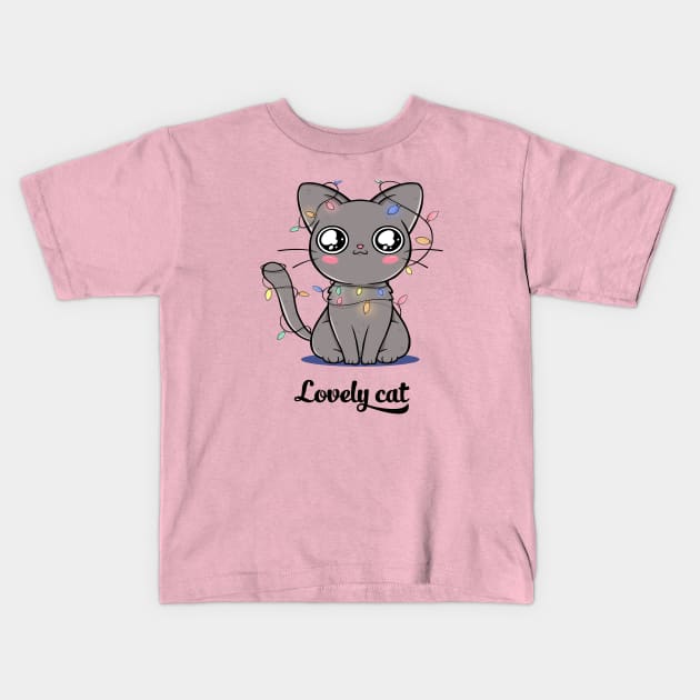 Lovely cat Kids T-Shirt by This is store